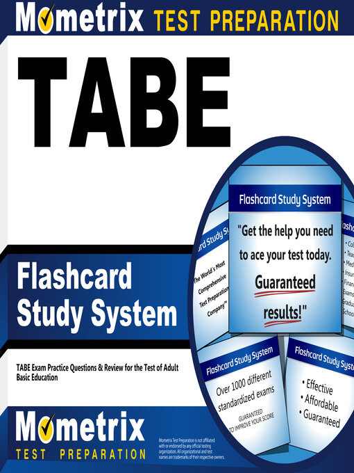 Title details for TABE Flashcard Study System by Mometrix Adult Education Test Team - Available